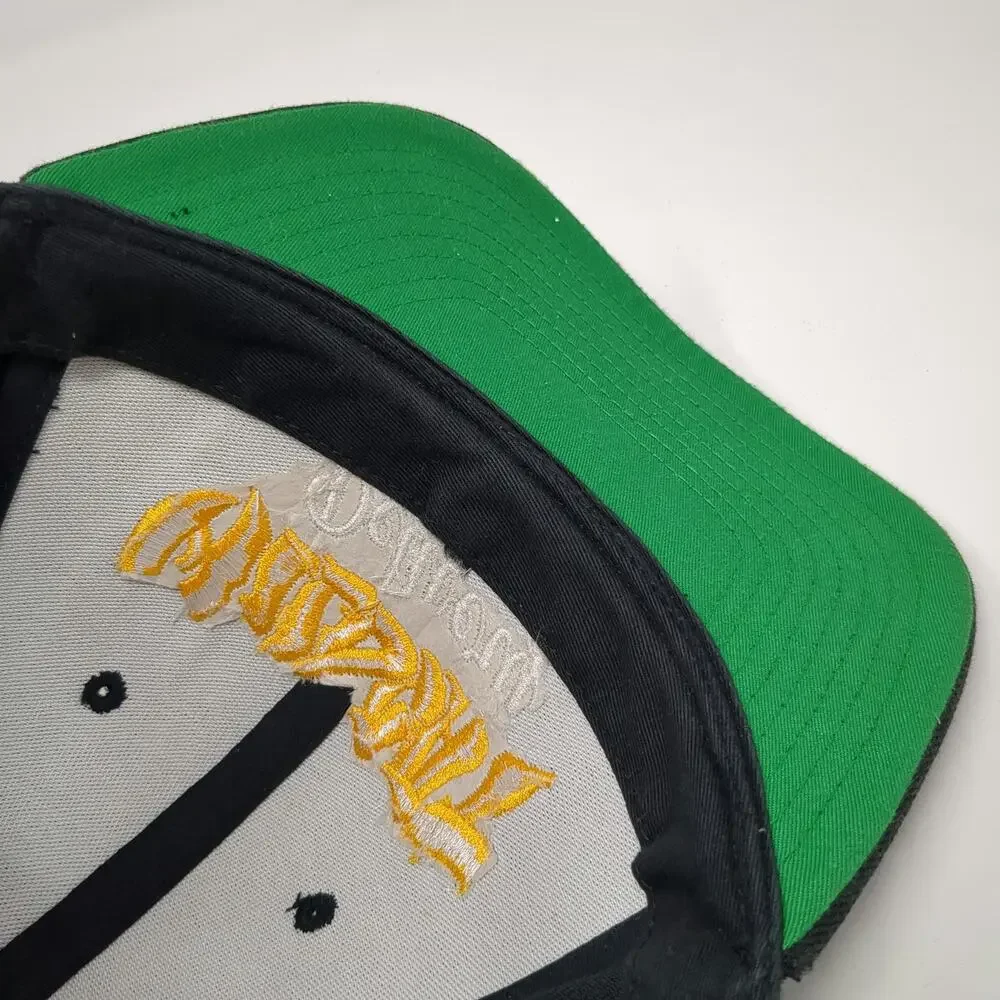 Yupoong Snapback Black Hat Wildcat Delivery Yellow Green Undervisor One Size